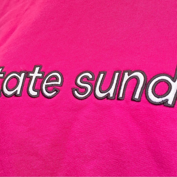 Birger Christensen Berry pink Iris Rotate Sunday crewneck sweatshirt sweater - Picture 8 of 12